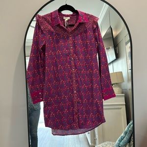 Roller Rabbit NWT Button up Shirt Dress
